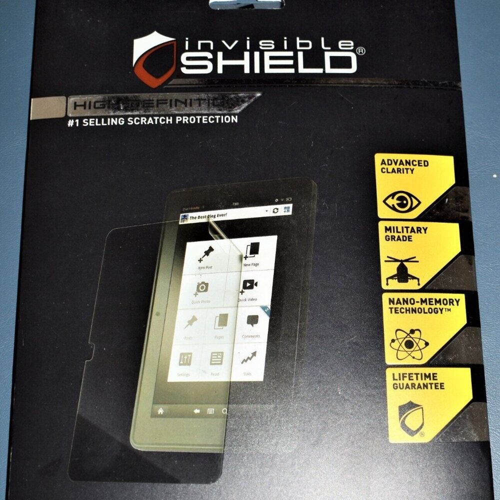 ZAGG Invisible Shield High Definition Screen for Amazon Kindle Fire II